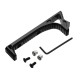 Aluminum Foregrip Front Grip Hand Stop Angled Handle Gripper fits Keymod Handguard Rails 2 Colors Aluminum Foregrip Front Grip Hand Stop Angled Handle Gripper fits Keymod Handguard Rails 2 Colors