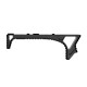 Aluminum Foregrip Front Grip Hand Stop Angled Handle Gripper fits Keymod Handguard Rails 2 Colors Aluminum Foregrip Front Grip Hand Stop Angled Handle Gripper fits Keymod Handguard Rails 2 Colors