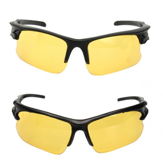 Anti Glare TAC Driving Yellow Lens Sunglasses Night Vision Polarized Glasses