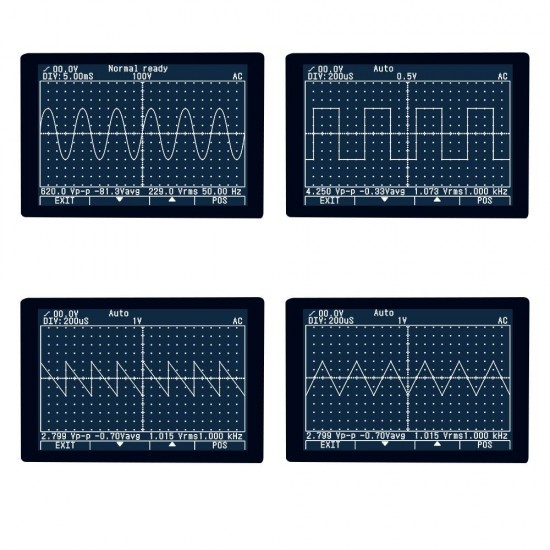 2019 NEWEST Upgraded MUSTOOL MDS8207 Intelligent Digital Storage Scopemeter 2 in 1Digital 40MHz  200Msps/S One Key AUTO Oscilloscope OSC 6000Counts True RMS Multimeter DMM AC/DC Current Voltage Tester