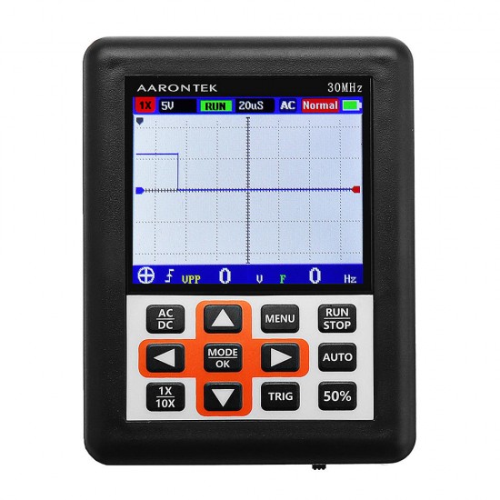 DSO338 Handheld Oscilloscope 30MHz Bandwidth 200M Sampling Rate 2.4 Inch IPS Screen 320*240 Resolution Technology Built-in 64M Storage  Built-in 3000mah Lithium Battery