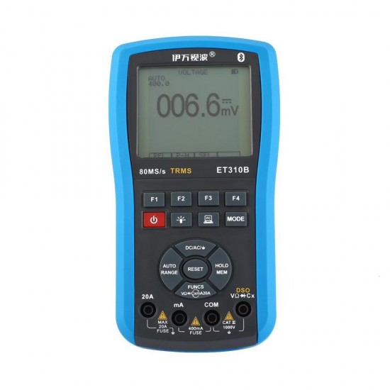 EONE ET310A 2 in 1 20MHz 80Msps Digital Handheld Storage Oscilloscope ScopeMeter True RMS Multimeter Automatic Measurement