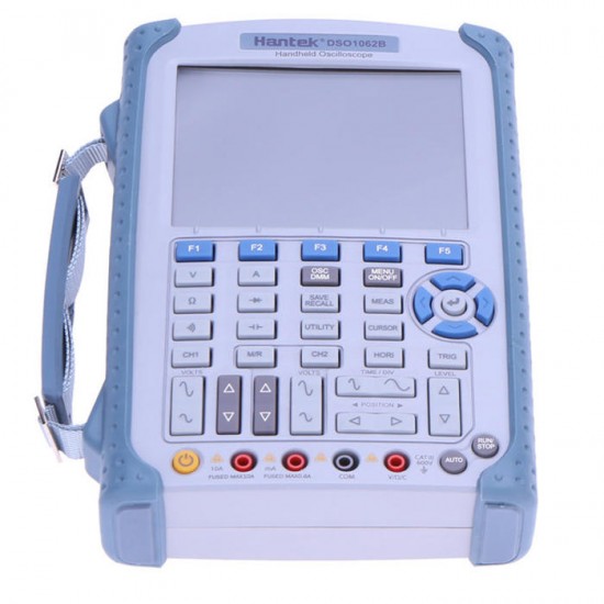 Hantek DSO1062B 2 in 1 Handheld Oscilloscope 2 Channels 60MHZ 1GSa/s sample rate 1M Memory Depth 6000 Counts Multimter DMM with Analog Bargraph