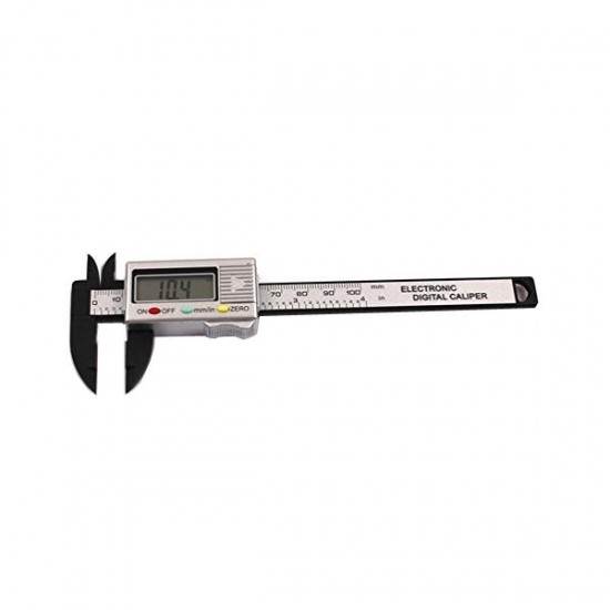 100mm Digital Vernier Caliper Carbon Fiber Micrometer Guage Electronic Accurate Measuring Ruler