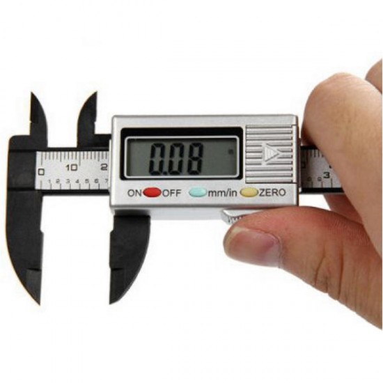 100mm Digital Vernier Caliper Carbon Fiber Micrometer Guage Electronic Accurate Measuring Ruler