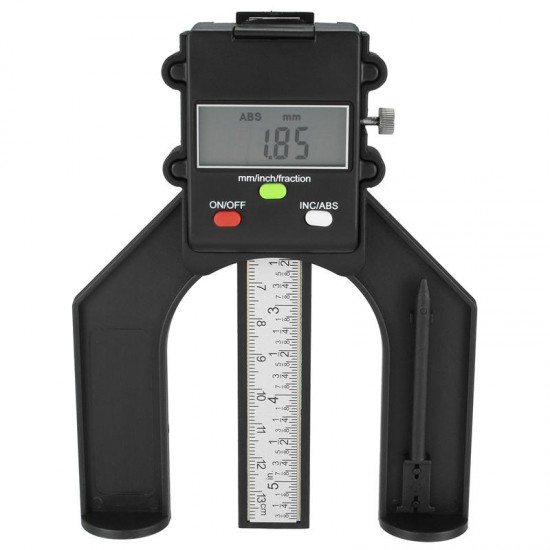 80mm Digital Gauge Magnetic Feet LCD Height Caliper for Woodworking Measuring