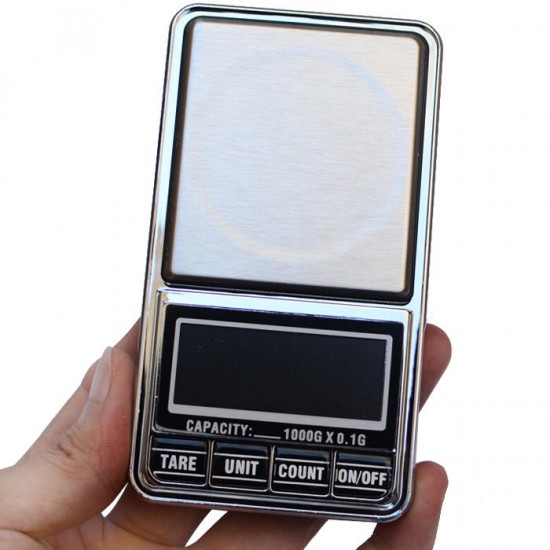 1000g 0.1g USB Digital Pocket Charging Scale Jewelry Scale Balance Weighing Scale g/oz/ozt/dwt/ct/t/gn