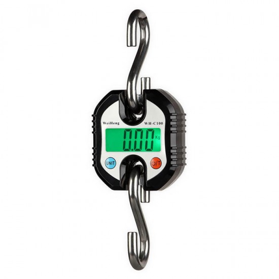 150kg 50g Durable Digital Hanging Hook Scale Crane Balance LED Backlight
