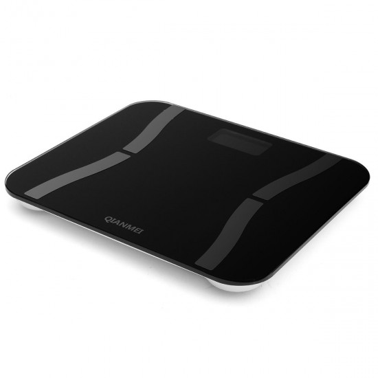 180KG bluetooth 4.0 LED Digital Smart Weight Scale Body Fat Bone Muscle BMI Calorie Consumption Moisture Content Tester