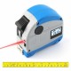 DANIU 30M Laser Rangefinder + 5M Anti-fall Steel Tape Metric and Inch Tape measure High Precision Distance Meter