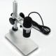 1000X 8 LEDs USB Digital Continuous Zoom Microscope Magnifier with Adjustable Aluminium Alloy Stand