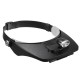 1.2X 1.8X 2.5X 3.5X Plastic Acrylic Lens Head Mount Headset LED Light 4pcs Magnification Glasses