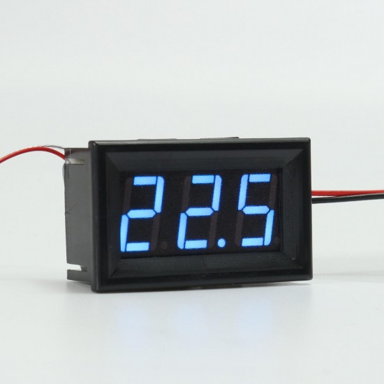 0.56inch 3 Bit -200~450Ã¢â€žÆ’ Digital LED Thermometer Temerature Tester PT100 Blue Backlight