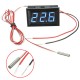 0.56inch 3 Bit -200~450Ã¢â€žÆ’ Digital LED Thermometer Temerature Tester PT100 Blue Backlight
