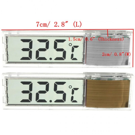 3D Digital Electronic Aquarium Thermometer Tank Temp Meter