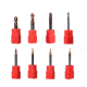 0.5-4mm Carbide AlTiN HRC55 Ball Nose Milling Cutter Tungsten Steel End Mill Cutter 0.5-4mm Carbide AlTiN HRC55 Ball Nose Milling Cutter Tungsten Steel End Mill Cutter