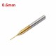 0.6mm Tungsten Steel Titanium Coat Carbide End Mill CNC PCB Rotary Burr Milling Cutter 0.6mm Tungsten Steel Titanium Coat Carbide End Mill CNC PCB Rotary Burr Milling Cutter