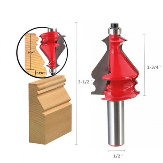 1/2 Inch Round Shank Carbide Router Bit Milling Cutter Engraving Tool