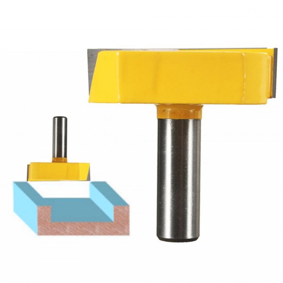1/2 Inch Shank 2-1/4 Inch Diameter Bottom Cleaning Router Bit Woodworking Milling Cutter