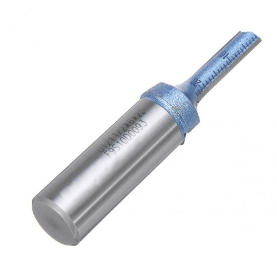 1/2 Inch Shank Double Flute Router Bit Woodworking Carbide Slot Cutter Lathe Router