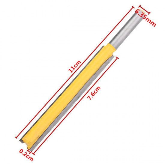 1/4 Inch Shank Extra Long Straight Router Bit Wood Working Cutter