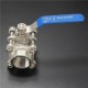 1/2 Inch Threaded 3 Piece Stainless Steel Ball Valve NPT Full port 1000WOG