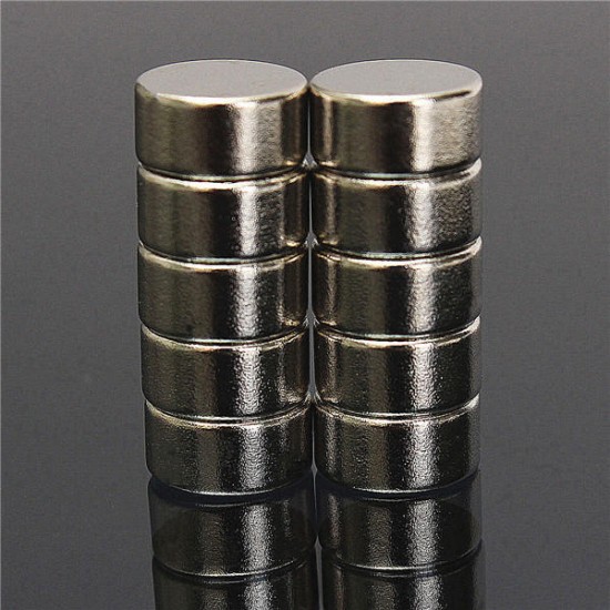 10pcs 10mm x 5mm N52 Strong Rare Earth NdFeB Neodymium Disc Magnets