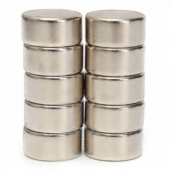 10pcs 10mm x 5mm N52 Strong Rare Earth NdFeB Neodymium Disc Magnets