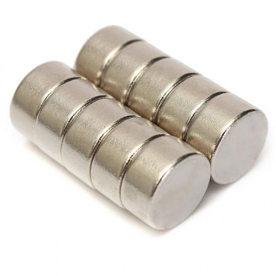 10pcs 10mm x 5mm N52 Strong Rare Earth NdFeB Neodymium Disc Magnets