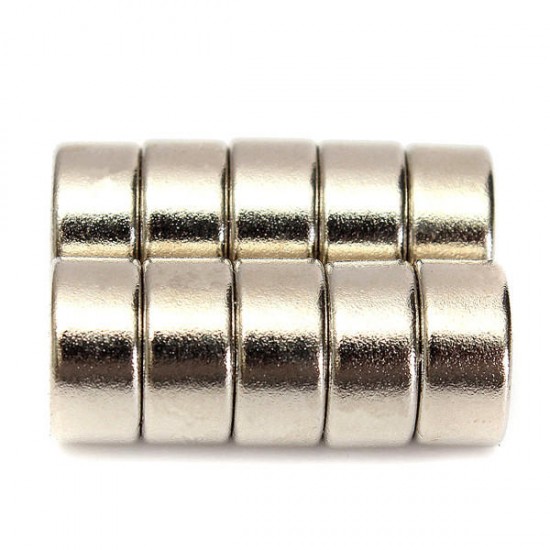 10pcs 10mm x 5mm N52 Strong Rare Earth NdFeB Neodymium Disc Magnets