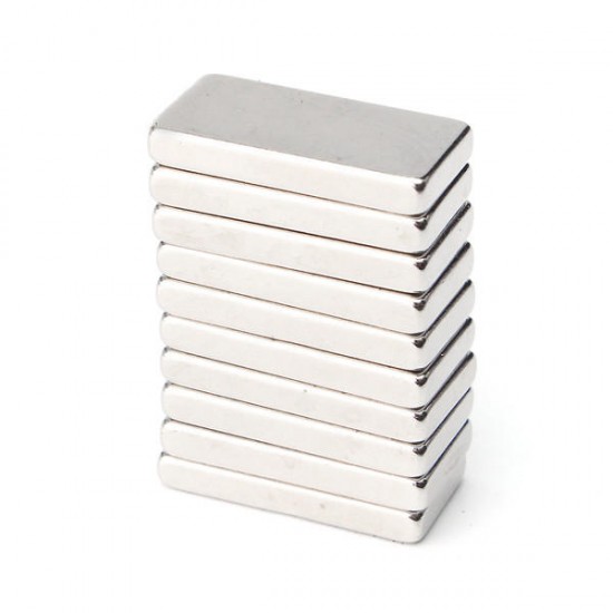 10pcs 20mmx10mmx3mm N50 Rectangular Magnet Blocks