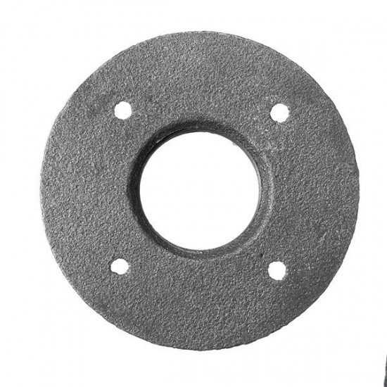 1-1/2 Inch Malleable Iron Floor Flange Steel Iron Pipe Fitting Wall Mount 1-1/2 Inch Malleable Iron Floor Flange Steel Iron Pipe Fitting Wall Mount
