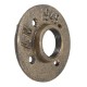 1 Inch Malleable Threaded Floor Flange Iron Pipe Fittings Wall Mounted Flange