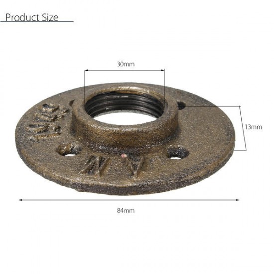 1 Inch Malleable Threaded Floor Flange Iron Pipe Fittings Wall Mounted Flange 1 Inch Malleable Threaded Floor Flange Iron Pipe Fittings Wall Mounted Flange