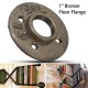1 Inch Malleable Threaded Floor Flange Iron Pipe Fittings Wall Mounted Flange 1 Inch Malleable Threaded Floor Flange Iron Pipe Fittings Wall Mounted Flange