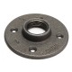 1 Inch Reinforced Black Flange Iron Pipe Floor Fitting Plumbing Threaded Flange 1 Inch Reinforced Black Flange Iron Pipe Floor Fitting Plumbing Threaded Flange