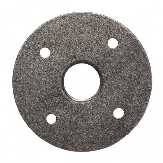 1 Inch Reinforced Black Flange Iron Pipe Floor Fitting Plumbing Threaded Flange 1 Inch Reinforced Black Flange Iron Pipe Floor Fitting Plumbing Threaded Flange