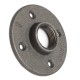 1 Inch Reinforced Black Flange Iron Pipe Floor Fitting Plumbing Threaded Flange 1 Inch Reinforced Black Flange Iron Pipe Floor Fitting Plumbing Threaded Flange