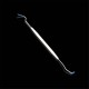 100pcs Stainless Disposable Double Hook Tooth Dental Explorer Dentist Probe Dentist  Materials Tool