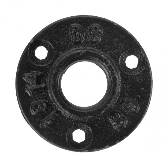 1/2 3/4 Inch Decorative Flange Malleable Iron Floor Wall Flange Pipes Plate Fittings