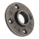 1/2 3/4 or 1 Inch Reinforced Black Flange Iron Pipe Floor Fitting Plumbing Threaded Flange