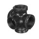 1/2 Inch 5 Way Decorative Industrial Pipes Fittings Wall Rack Furniture Bookshevles