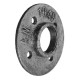 1/2 Inch DN15 Cast Iron Steel Tube Pipe Floor Flange Industrial Style Pipe Fitting Wall Mount