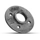 1/2 Inch DN15 Cast Iron Steel Tube Pipe Floor Flange Industrial Style Pipe Fitting Wall Mount