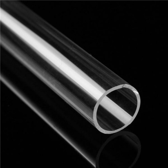 1.27cm OD x 1.1cm ID Acrylic Round Tube 30cm Length Clear Acrylic Plexiglass Lucite Tube