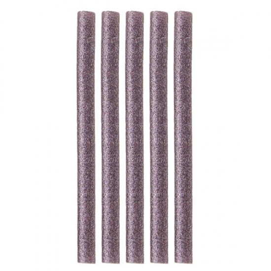 5pcs Purple Glitter Hot Melt Glue Sticks Electric Heating Glue Sticks Gun Art Craft