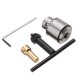 0.3-4mm Micro Motor Drill Chuck Clamp With Key and 1/8 Inch Shaft Connecting Rod