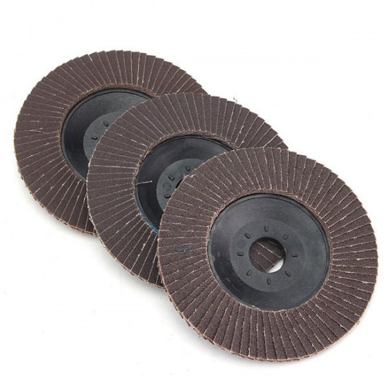 100mm Grinding Wheel Angle Grinder Flap Sanding Disc 120/240/320 Grit Abrasive Wheels