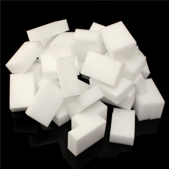 100pcs 30mm Thickness Magic Cleaning Sponge 90x60x30mm Magic Melamine Cleaning Eraser Sponges