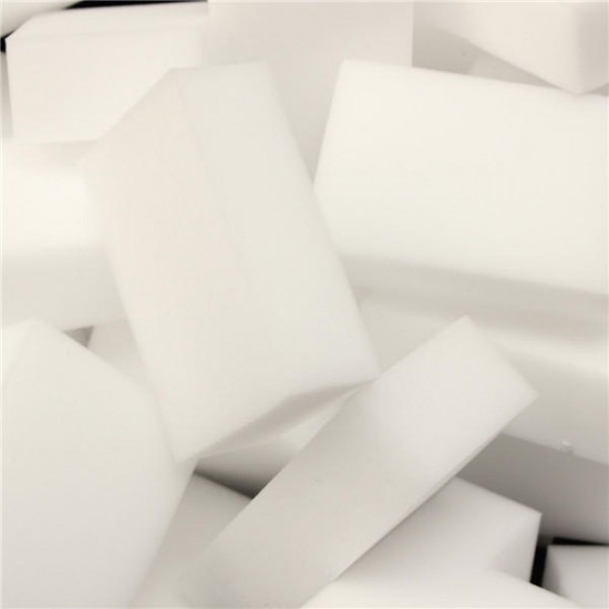 100pcs 30mm Thickness Magic Cleaning Sponge 90x60x30mm Magic Melamine Cleaning Eraser Sponges